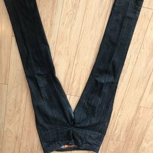 Tory Burch slim leg jeans.
